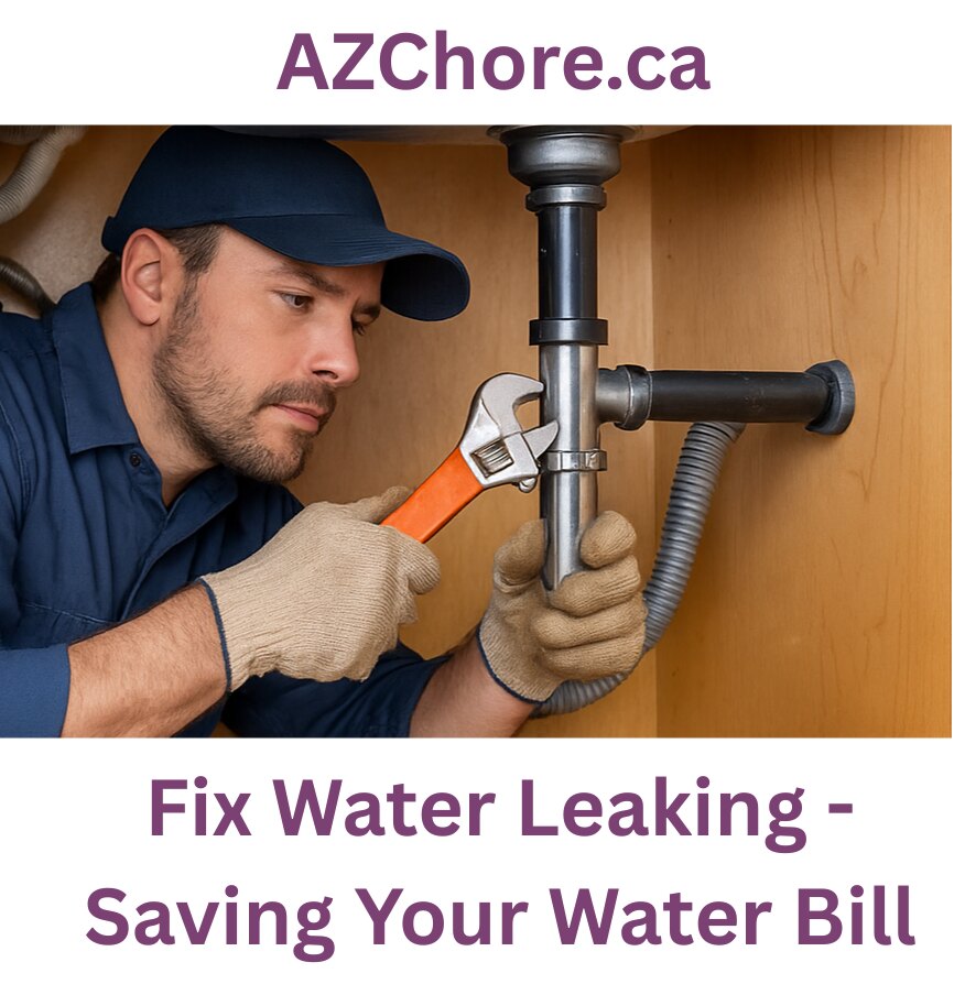 How a Handyman on AZChore.ca Fixes Water Leaks for Homeowners